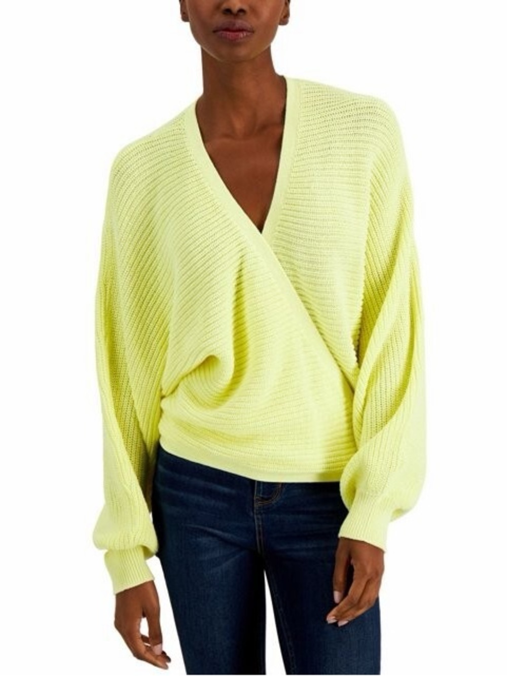 NWOT INC International - yellow cardigan